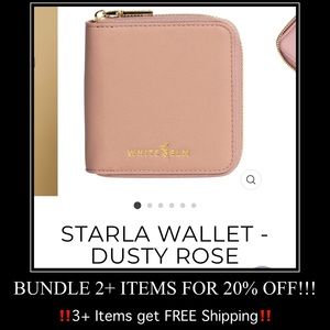 White Elm Starla Wallet in Dusty Rose